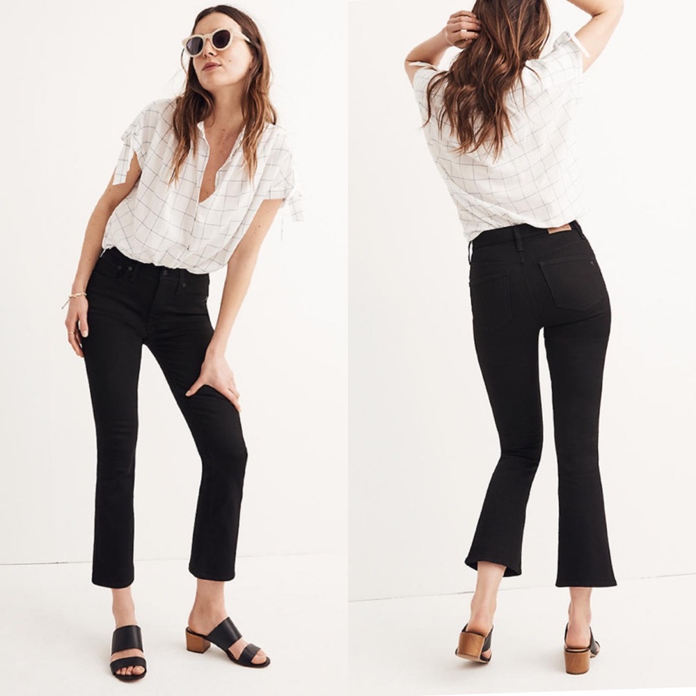 Madewell | Petite Cali Demi-Boot Jeans in Black
